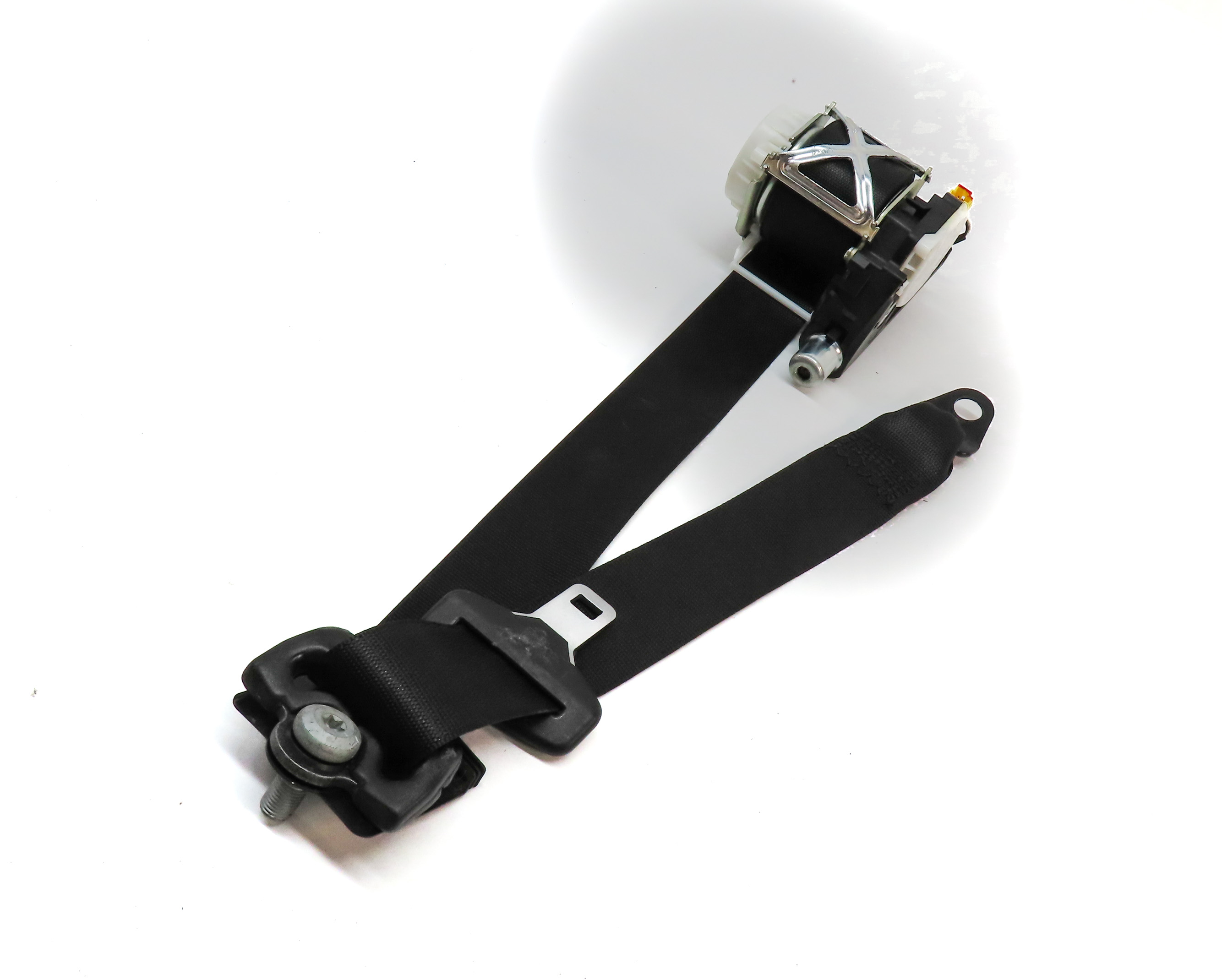 2012 MERCEDES GL350 (X164) REAR 2ND ROW LEFT SEAT SEATBELT RETRACTOR (Black) — exact item pictured